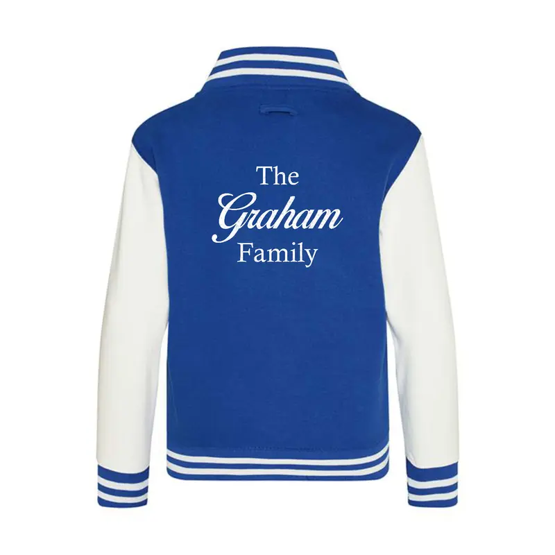 Personalised Varsity College Jacket  - Family Design - #W2 5