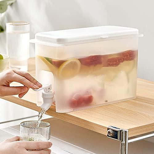 1 Gallon Plastic Beverage Dispenser with Spigot,Aguas Frescas Vitrolero Plastic Water Container,Great for Sun Tea, Iced Tea, Juice, Beer, Wine and Liquor 2