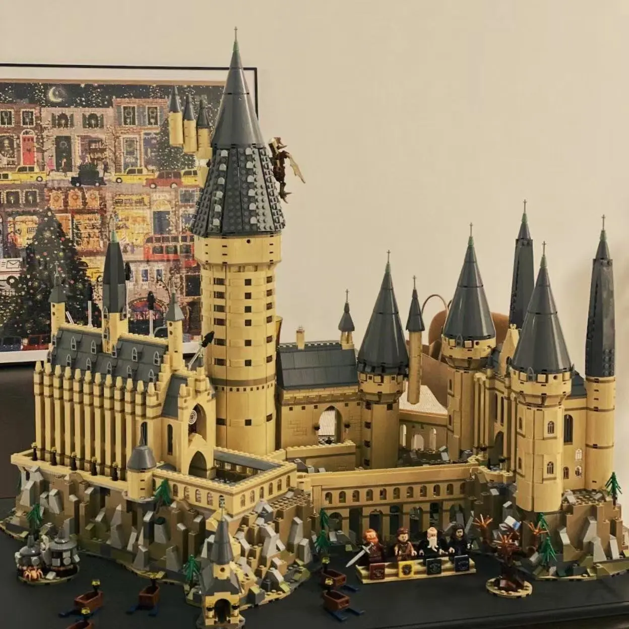 2025 new Hogwarts Castle blocks adult difficult puzzle assembling model toys