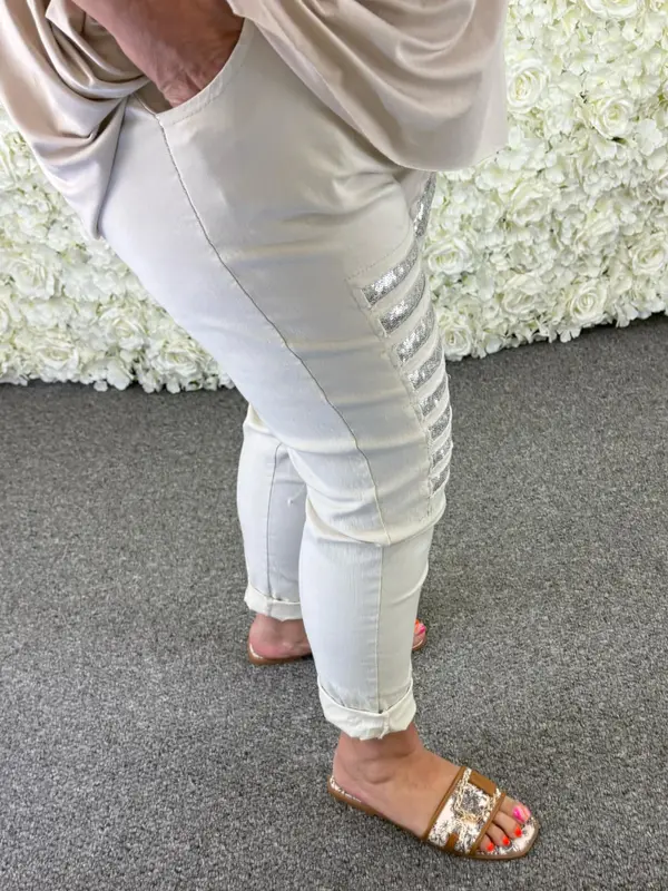 JB TATUM Sequin Magic Trousers 14 to 24 Plus Size Curve Womenswear Pants Casual Everyday 7