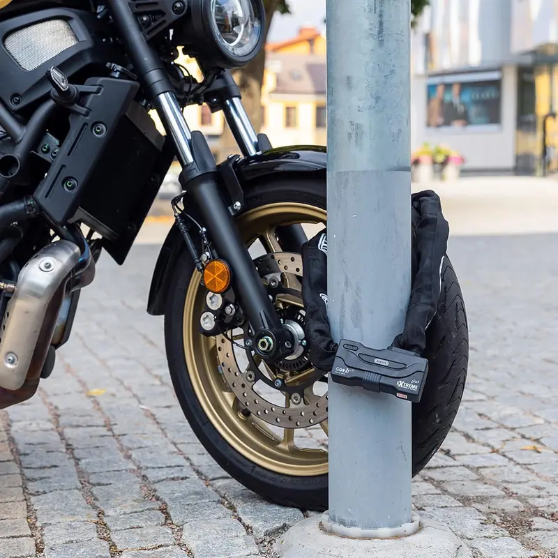 ABUS U-lock Granit Extreme 59 - motorbike and bicycle lock with XPlus cylinder - highest security level 20 - shackle height 260 mm 1