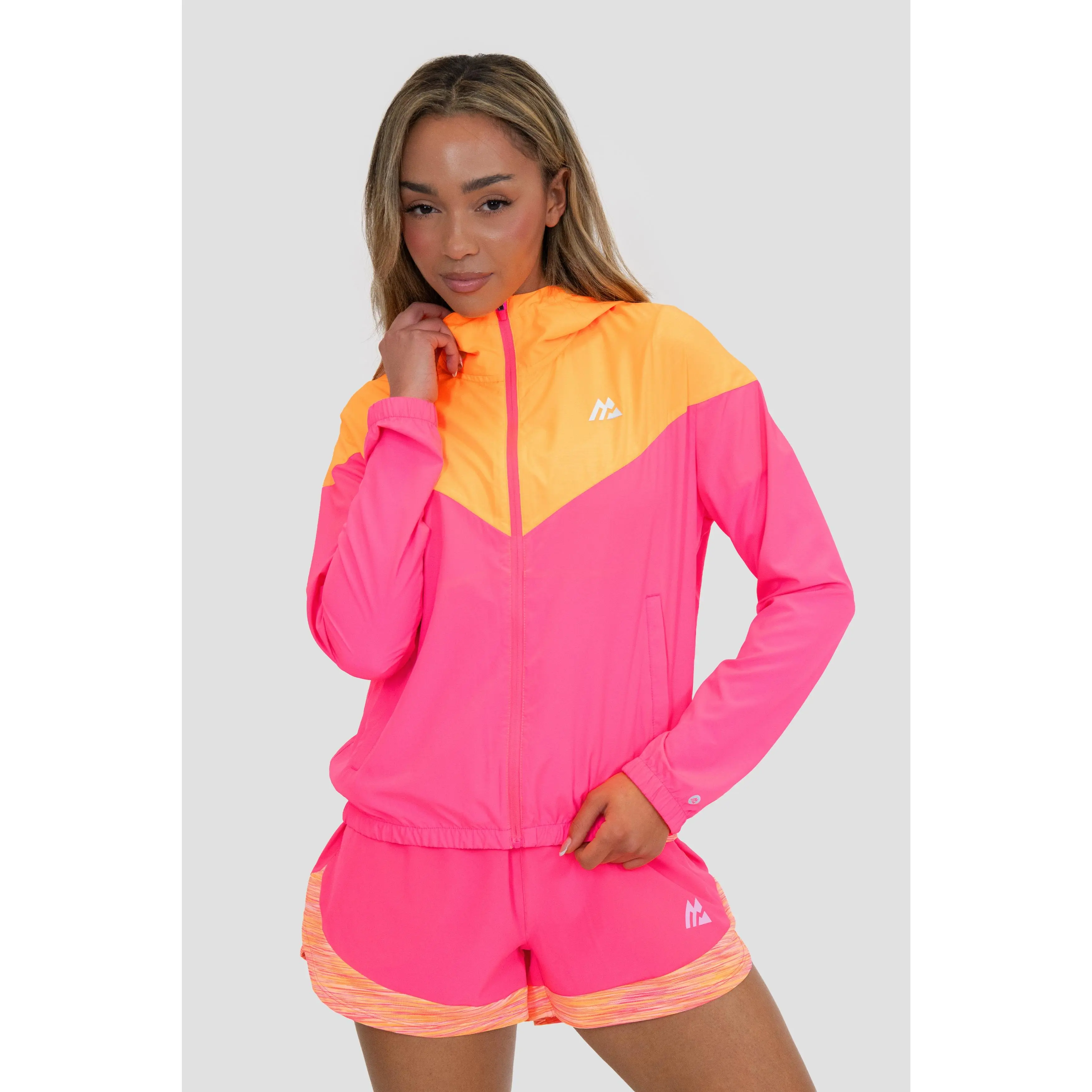 Montirex Move Windbreaker - Ice Tango/Neon Pink