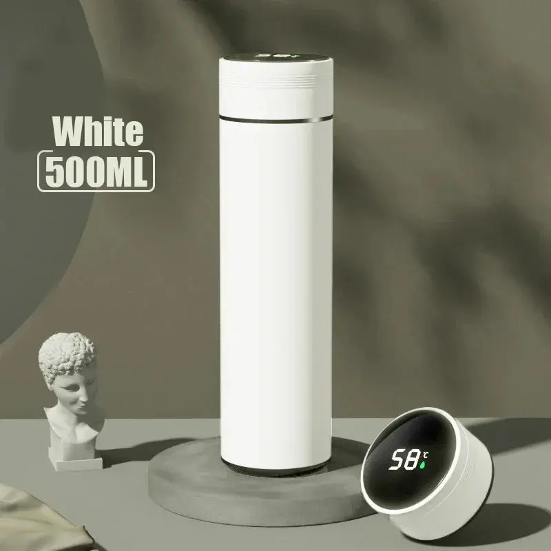 500ML Temperature Display Thermos Cup Stainless Steel Divided Thermos Bottle Outdoor Vacuum Insulated Cup Father's Day Gift 4
