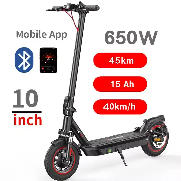I10 15Ah Powerful Electric Kick Scooter 45km Max Range Electric Scooter With APP