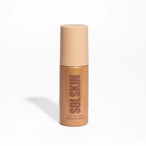 SOLSKIN Shimmer and Glow Instant Body Serum 150 ml | Hydrating Illuminating Body Serum with Niacinamide, Aloe Vera and Hyaluronic Acid | Instant Radiance for Sensitive Skin | Satin Finish, Buildable Glow