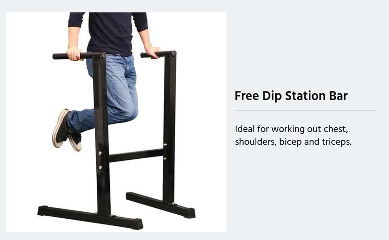 Product Introduction of Dip Station Stand Chest Tricep Exercise Workout Station Pull-up Dipping Bars Black 11