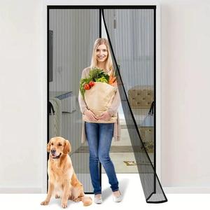 Magnetic Screen Door, Durable Nylon Mesh Door, Self-sealing Insect-proof Door, Pet & Child Friendly Door, Door Hardware for Home