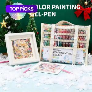 45/72/99 Colors Gel Pen Set, 1 Set Gel Pen with Storage Box, Large Capacity Ink Pen, Coloring Markers, Coloring Materials Set, Art Supplies for Diary, Card, DIY, DIY Painting Supplies #TOP PICKS