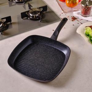 Karaca Aqua Granite Grill Pan, 28cm, Blue