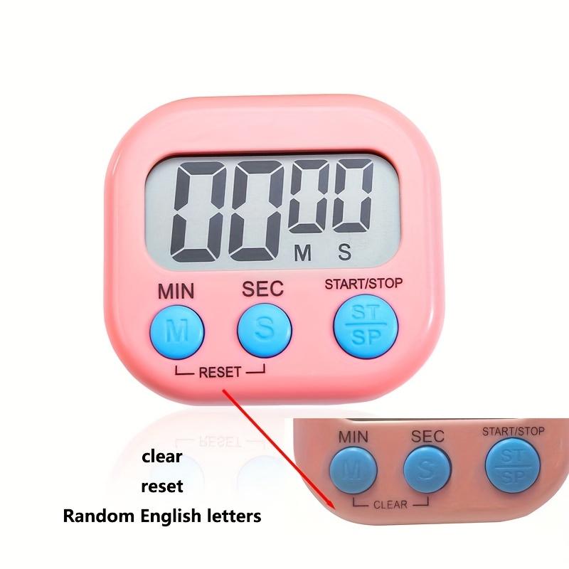 1pc Multi-Function Electronic Timer - Magnetic Digital Timers, Big LCD Display, Loud/Silent Switch Countdown Timer - For Kitchen, Gym, Classroom, Meeting & More - Perfect Gift for Students, Teachers & Chefs 2