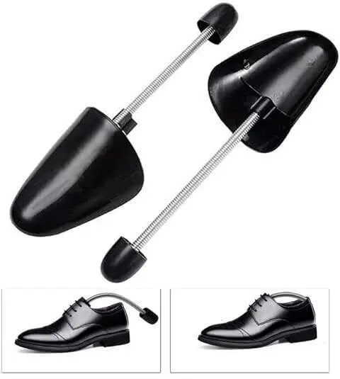 10 Pairs Of Care Shoe Trees Plastic Tree Maintain Shape Shoes Footwear White UK 3