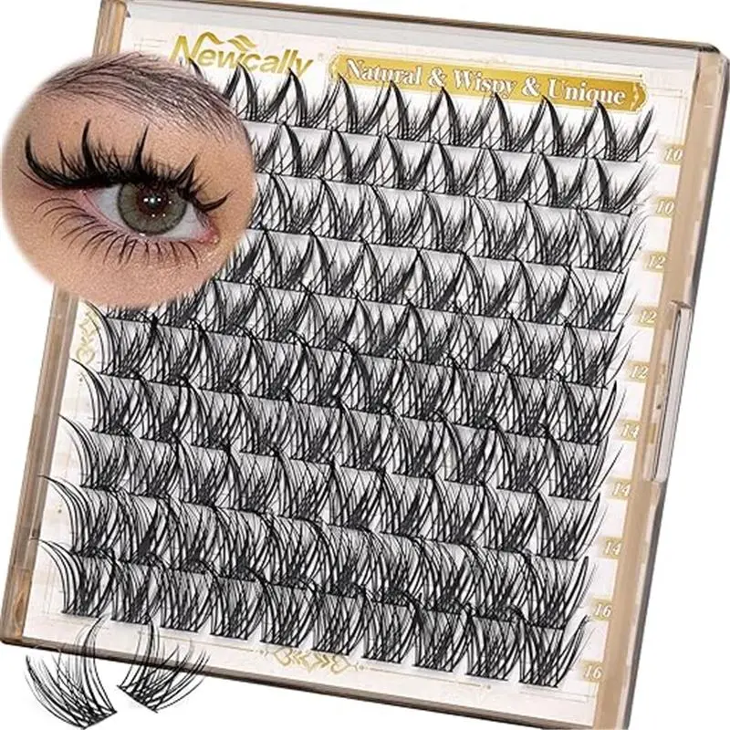 Natural Look Eyelash Clusters Individual Eyelashes C Curl Wispy DIY Lash Extension Spiky Anime Cluster Lashes