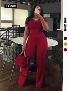 Women's Solid Ribbed Top & Pants Set, Casual Fashion Cozy Two-piece Set for Daily Outdoor Wear, Women Clothes for Summer