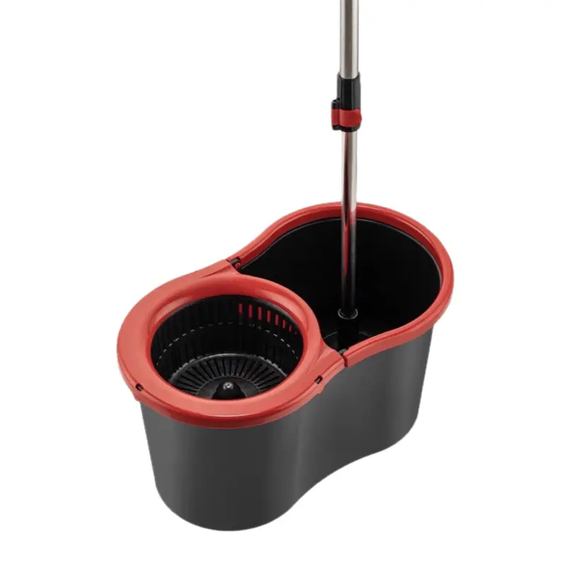360° Magic Spin Dry Mop Bucket Set with 3 Microfiber Heads for Home Cleaning 3