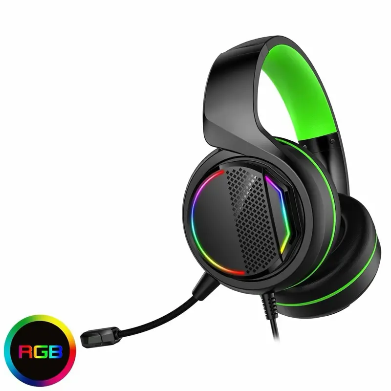 GameMax Razor RGB Gaming Headset Headphones 5.1 Surround Sound For PC Laptop 1