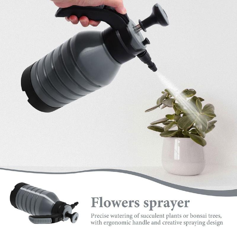 2pcs 2L Pressure Sprayer Car Wash Spray Bottle Hand Pump Water Plant Chemical 5