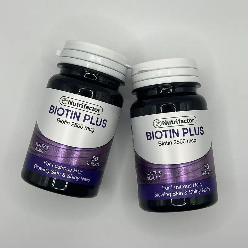 Biotin Plus: (Buy 1, Get 1 Half) For Lustrous Hair, nails & skin, 30 Tablets per bottle, Free shipping. Vegan & GMO Free, Biotin | LIMITED STOCK 3