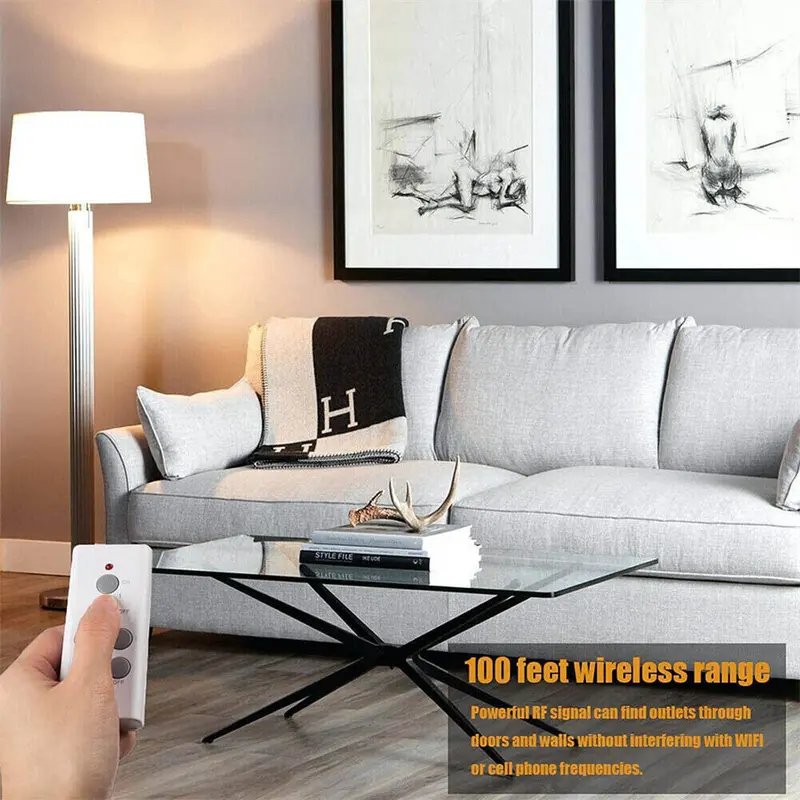 1-5 Remote Control Sockets Wireless Switch Home Mains Power Outlet Pack UK Plug 7