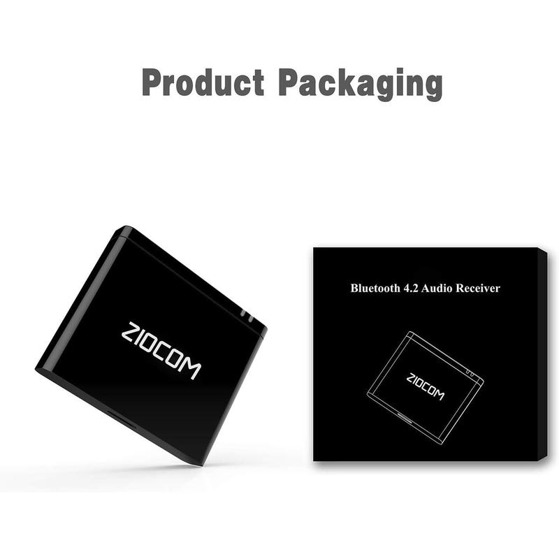 ZIOCOM 8 Pin Bluetooth Adapter Receiver for Bose Sounddock III/XT, JBL MS302GM, Philips DS1155B/93, Philips AJ7260D/93, Yamaha TSX-14, iHome IPL8BN, Zeppelin Air C Bowers Wilkons, RSR DS406BT 5