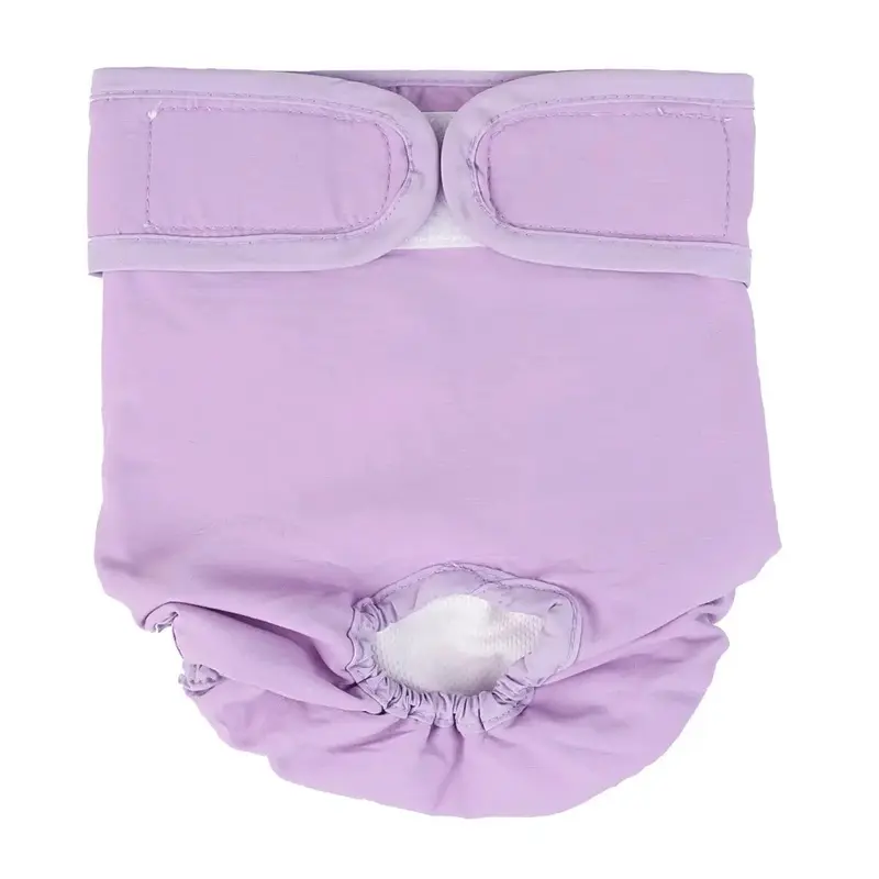 Reusable Female Dog Diapers Warps High Absorbent Doggie Puppy Nappies Adjustable Pet Panties for Small Medium Large Girl Dogs 8