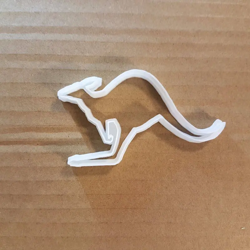 Kangaroo Jump Shape Joey Cookie Cutter Dough Animal Biscuit Pastry Fondant Sharp Stencil Marsupial Australia Australian 2