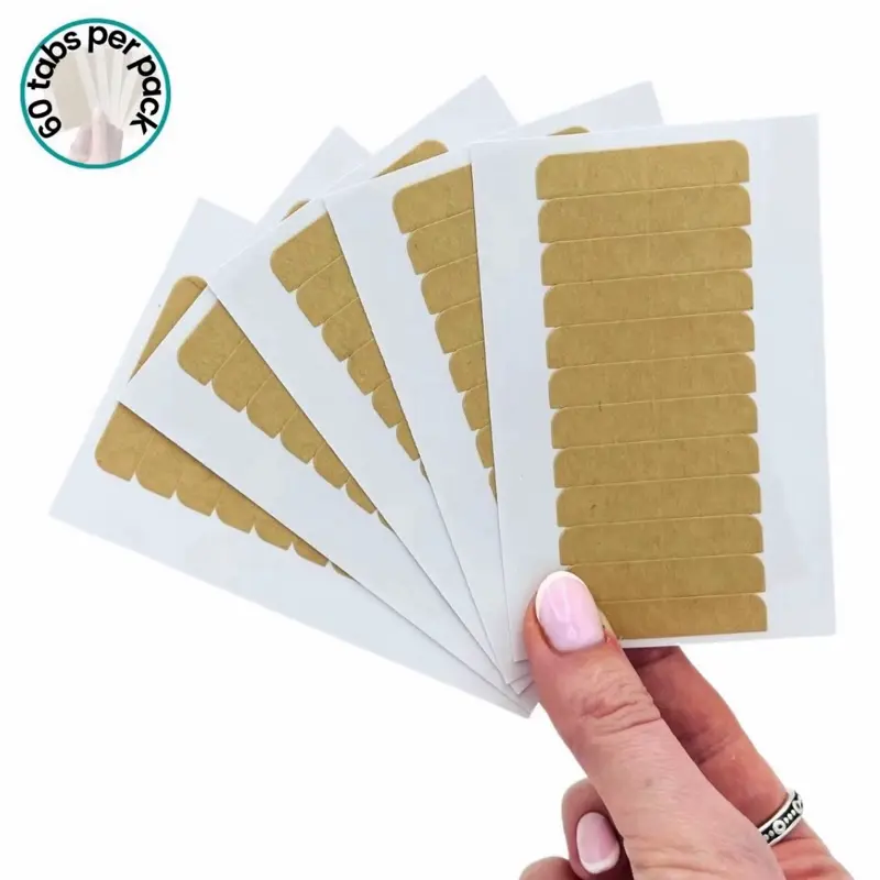 Pre-Cut Double Sided Tape for Tape Hair Extensions replace Tape X60