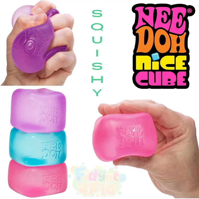 NeeDoh Nice Cube Stress Ball Stress Relief Toys 0