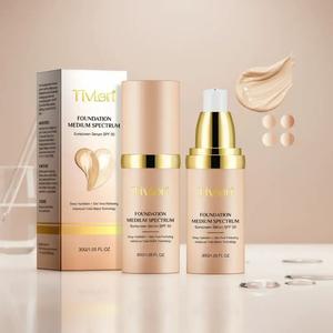 4-in-1 Color Changing Liquid Foundation, Long Lasting Moisturizing Foundation, Makeup Cream, Makeup Product, Cosmetic Gift for Women & Girls