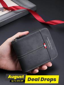 Men's Minimalist Rfid Blocking Card Holder, Men Wallet, 2025 New Style Casual Trendy Plain Color Business Card Holder As Gift, Fashionable Wallet for Daily Travel Work Commute, Work Organizer, Office Organizer, Office Accessories, Office Desk Accessories
