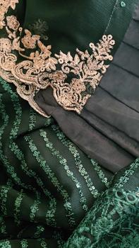 Product Review of UMR901 Rixos - Green Memsaab Formal Chiffon Suit from H**a R**l 1
