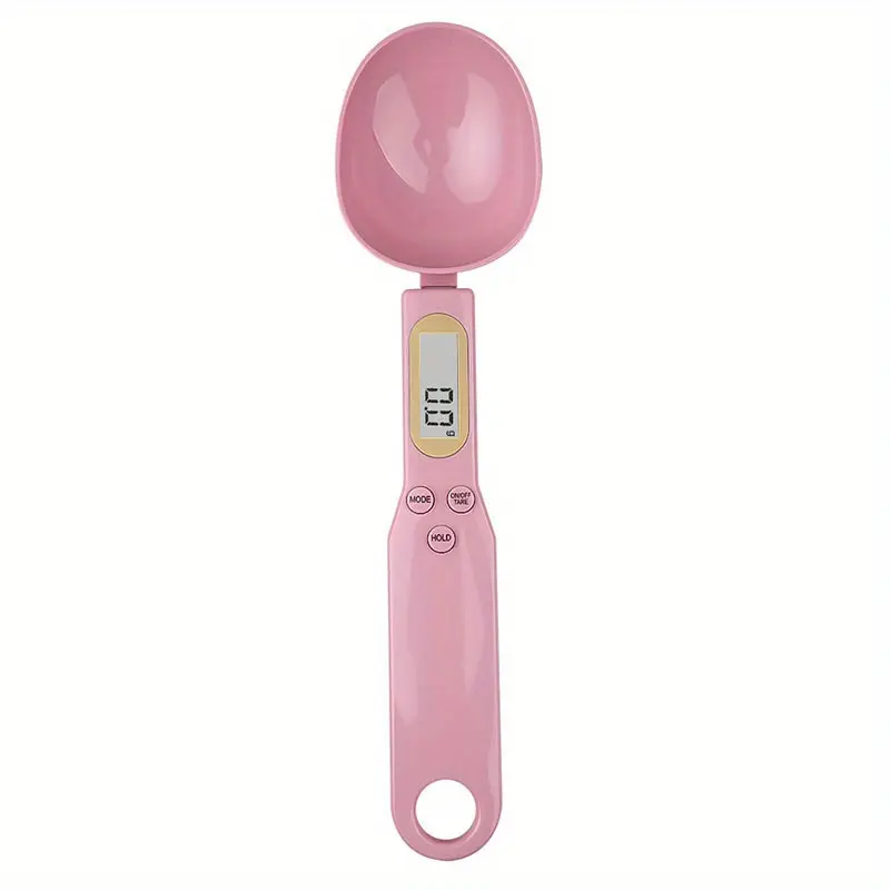 1pc Digital Kitchen Scale, 500g/0.1g Precision Electronic Measuring Spoon, Handheld Food Weighing Scale, Battery Powered, Non-rechargeable, for Home Cooking and Baking Utensils Cover 5