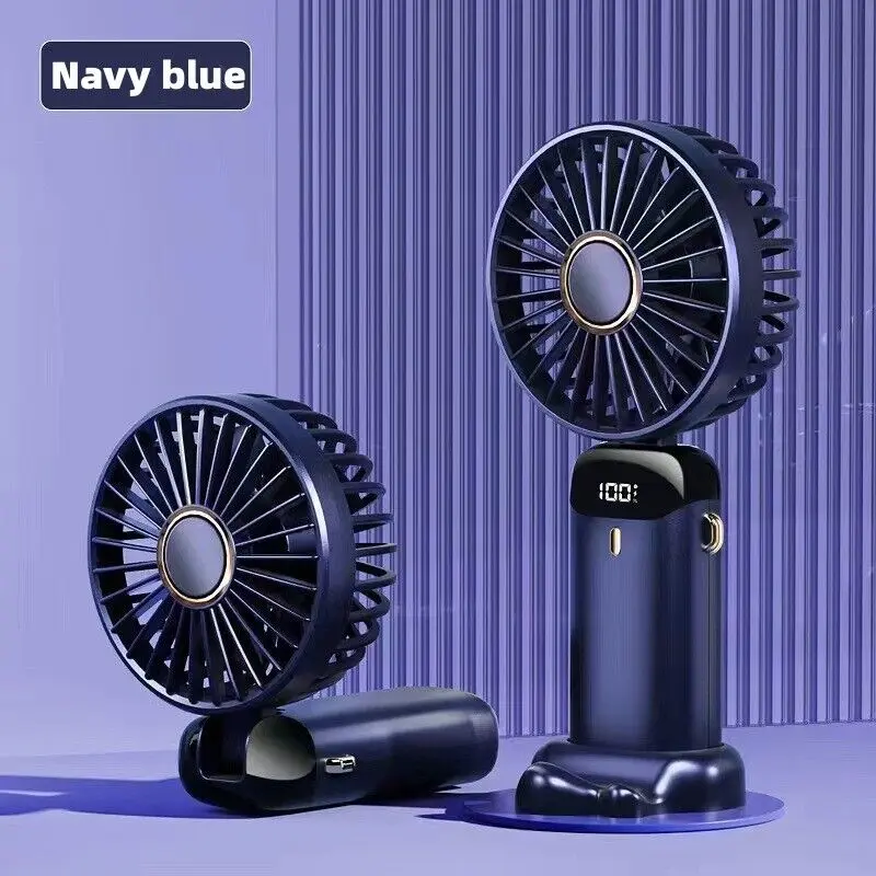 Mini Hand-held Fan Portable Folding Desk Fan Cooler Cooling USB Rechargeable UK air  purifier mini  fans 1