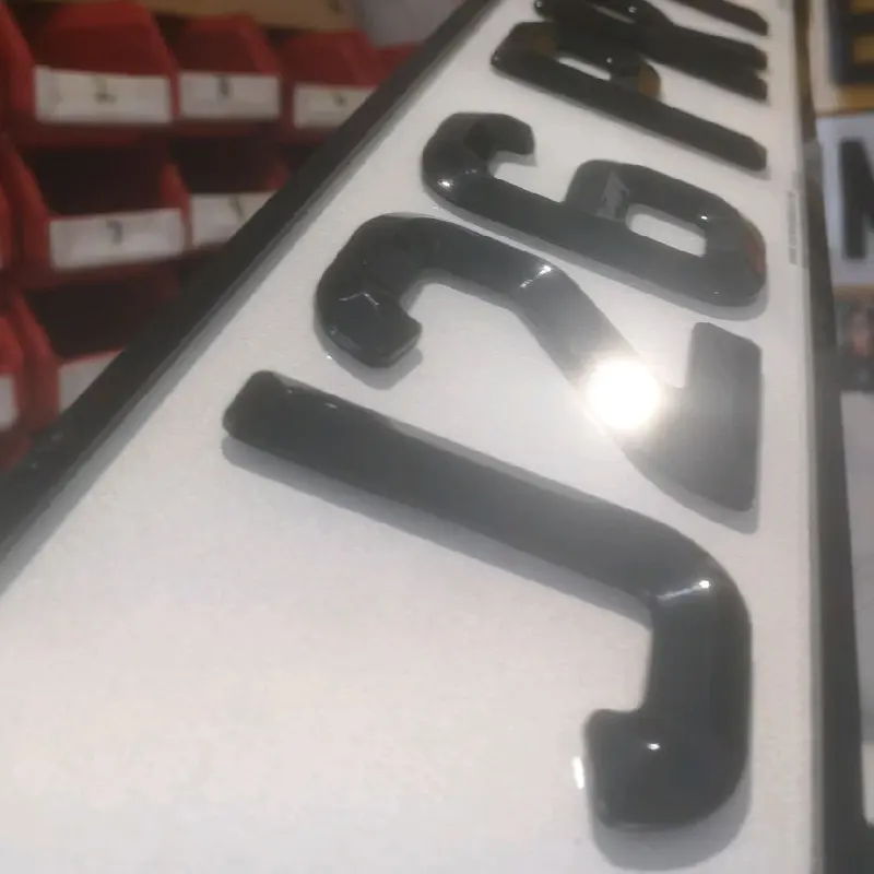Classic Vintage Bev 4D Car Number Plates 8