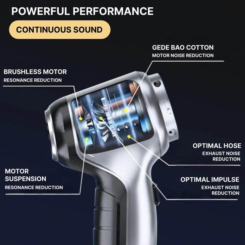 95000pa Powerful Car Vacuum Cleaner Wet/Dry Cordless Strong Suction Handheld 120W 6 Accessories 8