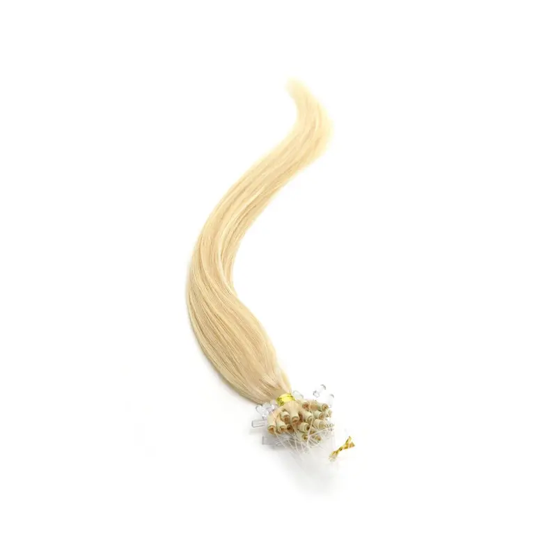 Micro Ring Hair Extensions | 22" | 100% Remy Hair, Glue-Free, High-Quality Human Hair 5