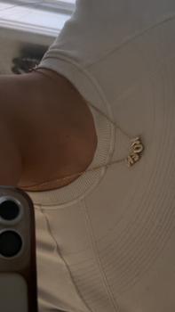 Product Review of Gold Personalised Bubble Letter Necklace - Stainless Steel from S**a 0