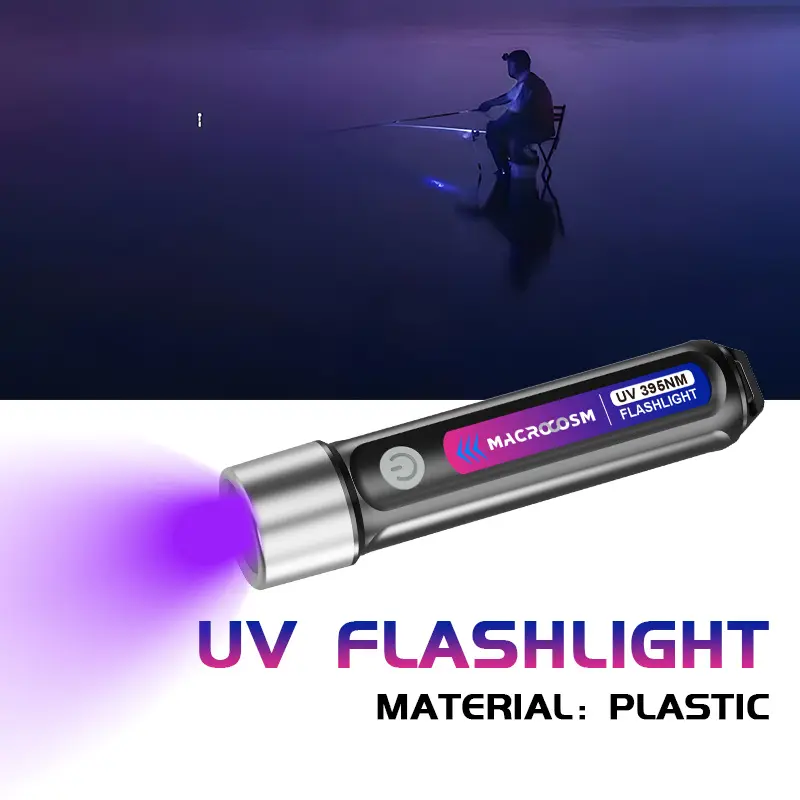 400mAh USB powered Rechargeable LED black light flashlight-portable UV stain detector for pet urine, Scorpions & resin curing 6