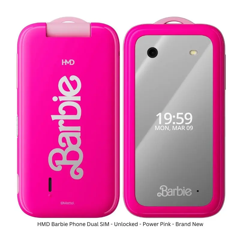 HMD Barbie Phone Dual SIM - Unlocked - Power Pink - Brand New 1