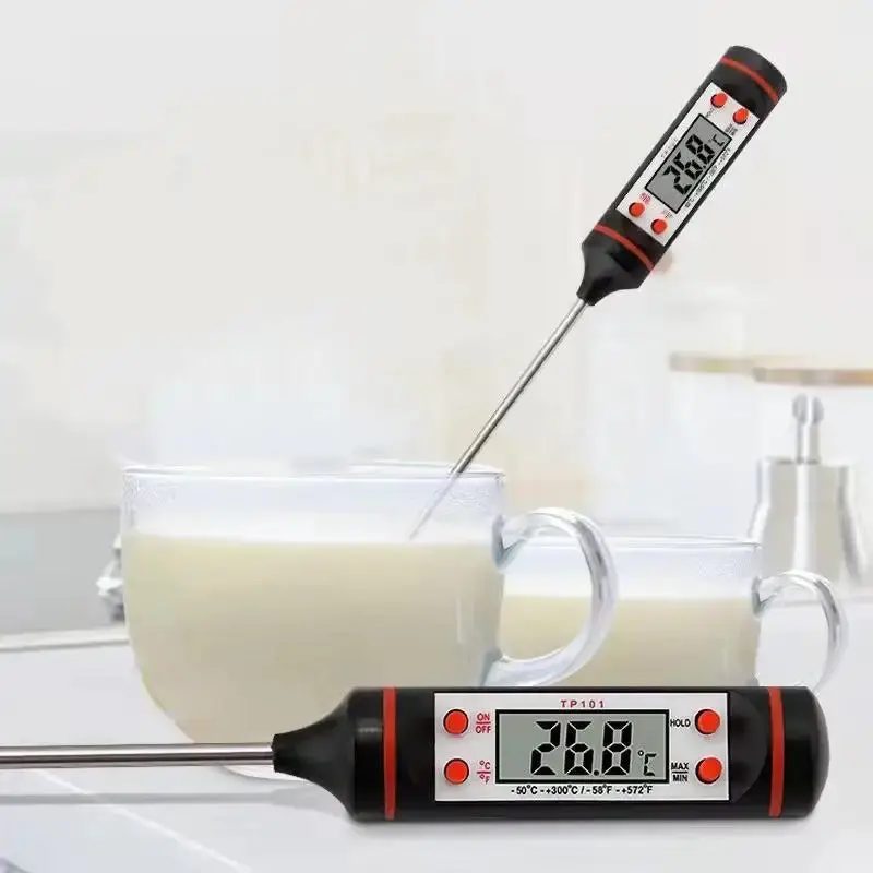 Digital Food Thermometer for Baking and Cooking - Electronic Probe with LCD Display 5