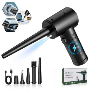 Portable Handheld Car Blower, USB Rechargeable Mini Blower, Multifunctional Strong Wind Fan for Car Home Precision Electronic Cleaning