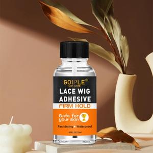 Wig Adhesive, Super Firm Hold Lace Glue for Wigs, Invisible Bonding, Fast Drying, Hair Care & Styling Product for Women and Men