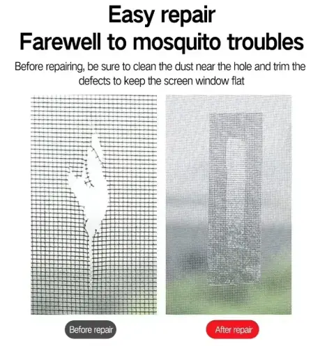 Window Screen Repair Tape – Self-Adhesive Mesh Patch for Fixing Holes & Tears, Anti-Mosquito Insect Protection 3