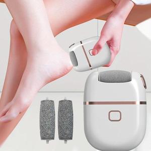 Electric Foot Callus Remover, Rechargeable Foot File & 2 Counts Polishing Heads, Foot File Tool for Calluses, Hard Skin, Pedicure Tool for Women & Men