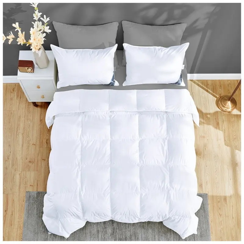 Luxuy Duck Feathers & Down Duvet Quilts Premium Hotel Quality Super Soft Warm Cosy 13.5 Togs Deluxe Quilts Bedding All Sizes Available 1
