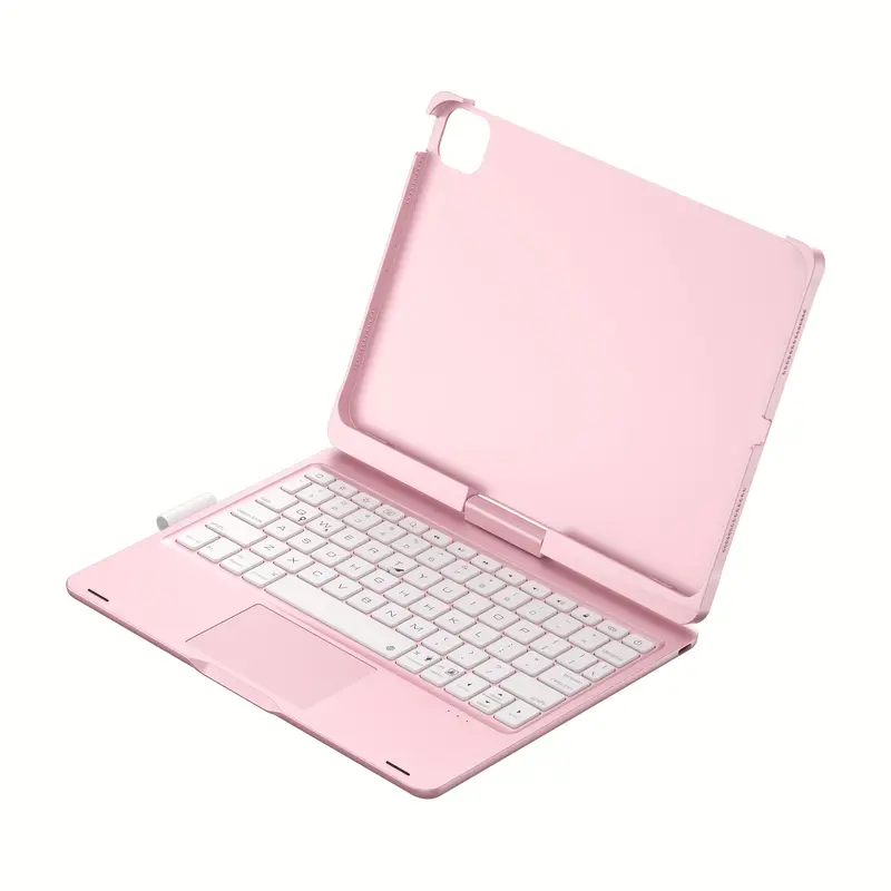 ANIELGARD  iPad 10th Generation Case with Keyboard (2025) - Black. Features Multi - Touchpad, 360° Swivel, Rainbow Backlight, and Pencil Holder for 10.9 - inch iPad 10th Gen 2022. Tablet 7