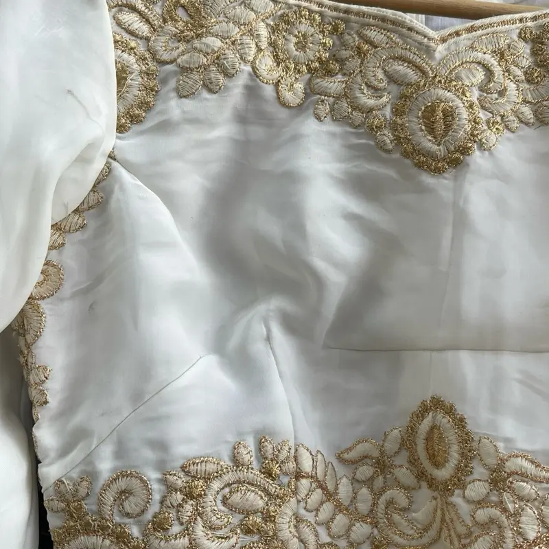 Pre order Sonam Kapoor white Gold lengha choli. Indian designer chaniya choli. Beautiful Wear readymade lengha, Gift for Her 3