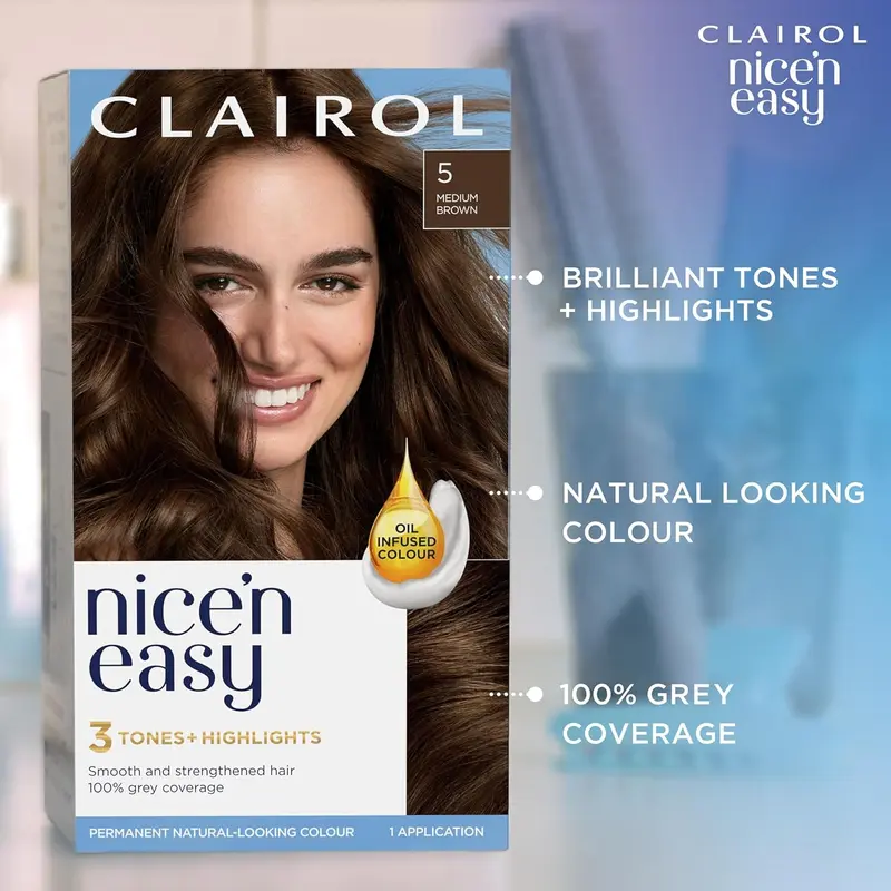 Clairol Nice'N Easy Crème, Natural Looking Oil Infused Permanent Hair Dye, 10 Extra Light Blonde Haircare Salon 2