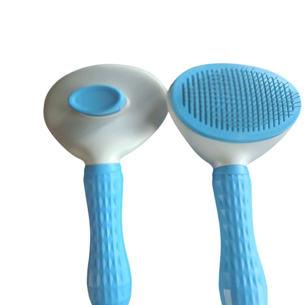 Pet Brush for Cats and Dogs with Dispensable Button - Perfect for Grooming Your Pet, comes in a set of 2 blushes.