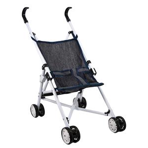 BiBi Doll Blue Buggy - Baby Doll Travel Stroller for Adventurous Playtime Foldable