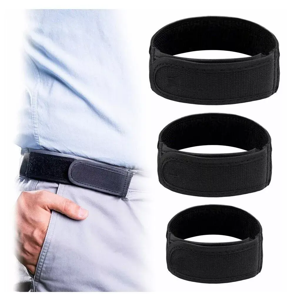 2x Belt Bro No Buckle Elastic Belt For Men — Fits 1.5 Inch Belt Loops, Comfort